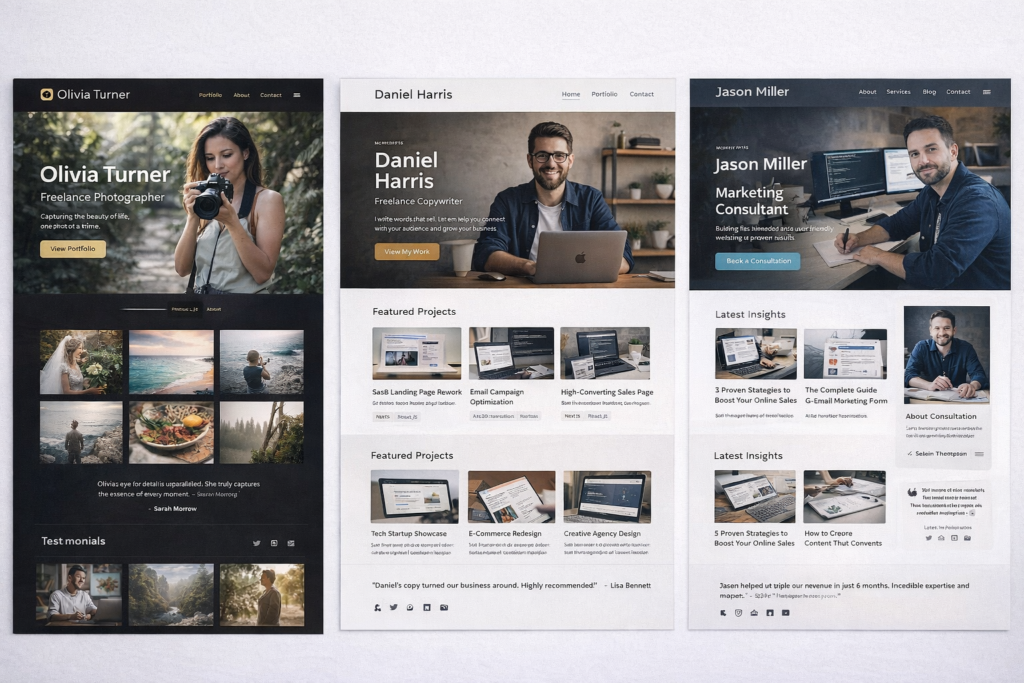 Freelancer Portfolio Sites