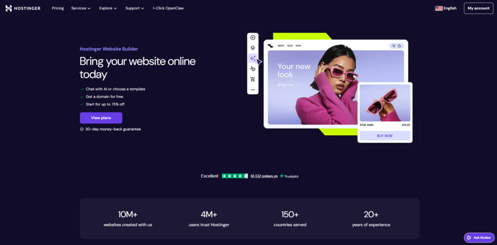 How to Build a Course Selling Website with Hostinger Website Builder